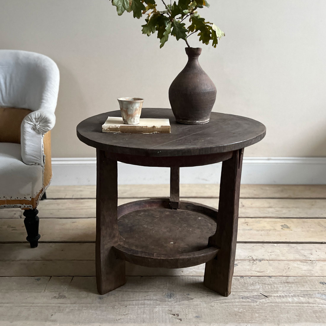 Large antique side table Diya