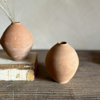 Tall terracotta vase or bowl | Paros