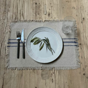 French Blue Stripe Placemat