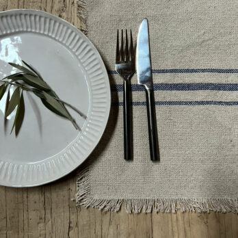 French Blue Stripe Placemat