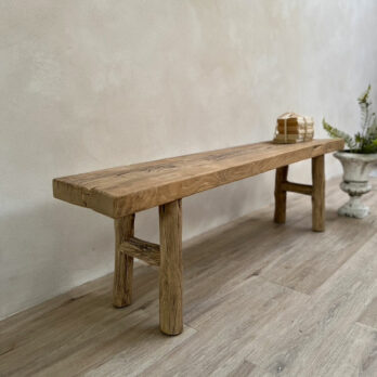 Reclaimed Rustic Wooden Bench Eliot