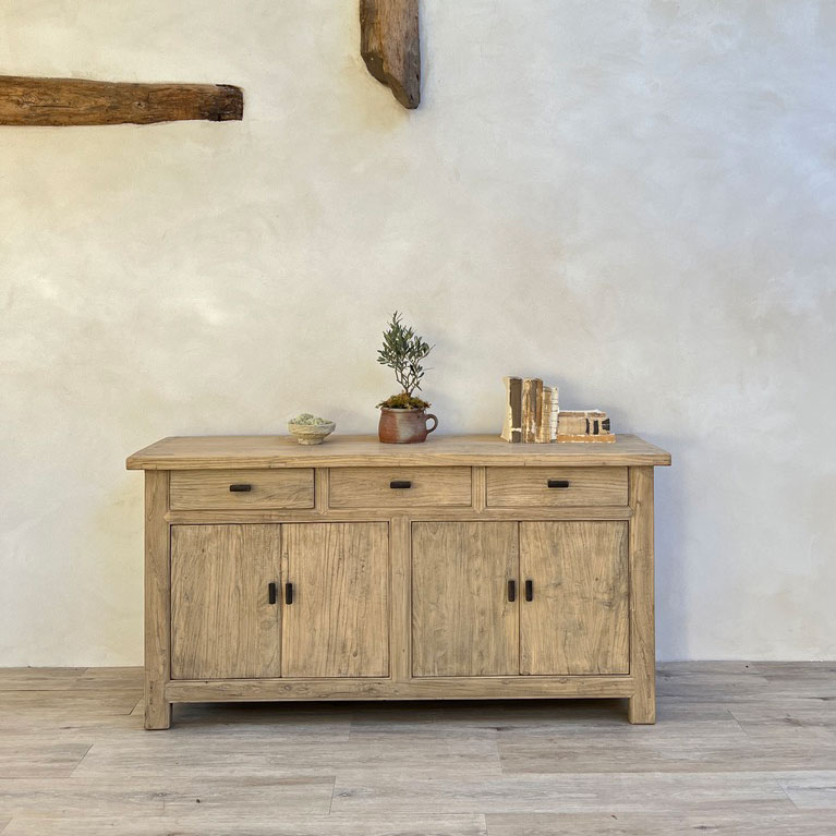 Reclaimed Rustic Elm Sideboard Ashton