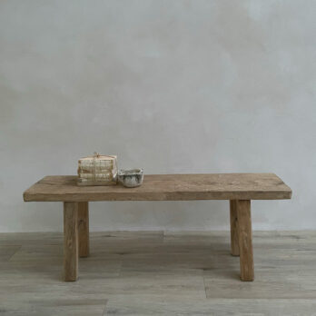 Reclaimed Elm Bench