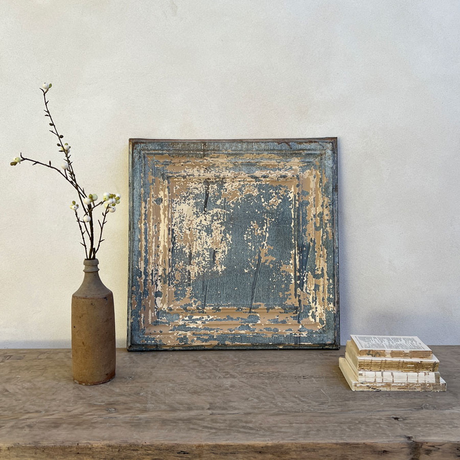 Vintage American Tin Tile – D