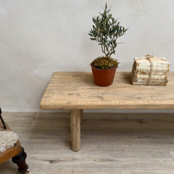 Antique Rustic Wooden Bench Eames