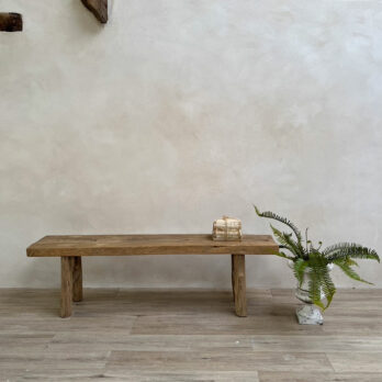 Reclaimed Rustic Wooden Bench Eliot