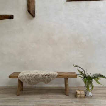 Reclaimed Rustic Wooden Bench Eliot