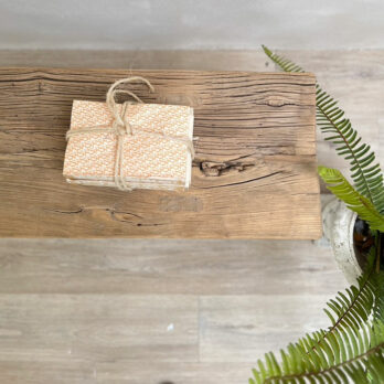 Reclaimed Rustic Wooden Bench Eliot
