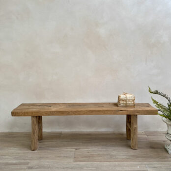 Reclaimed Rustic Wooden Bench Eliot