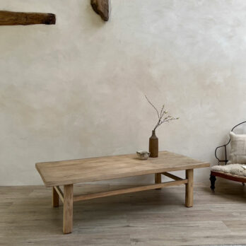 Antique Elm Coffee Table Garcia