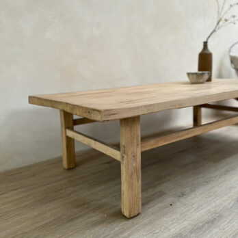 Antique Elm Coffee Table Garcia