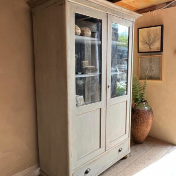 Vintage style glazed armoire 