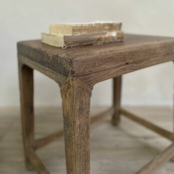 Antique Elm Side Table Jasper