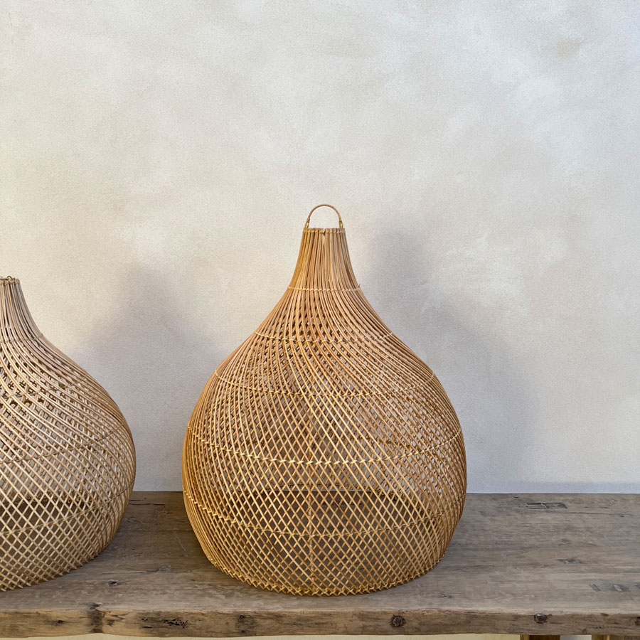 Woven Rattan Pendant Shade Large