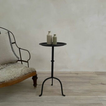 Black Iron Martini Table