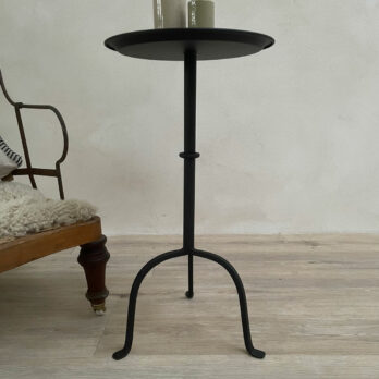 Black Iron Martini Table