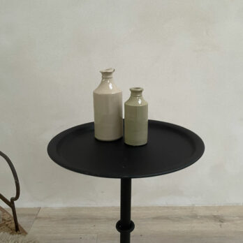 Black Iron Martini Table