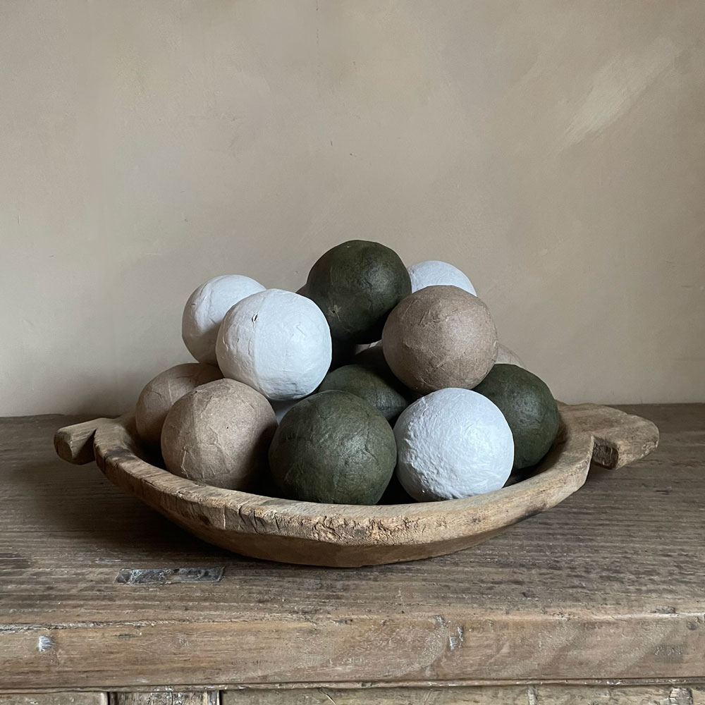 Paper Mache Sculptural Ball