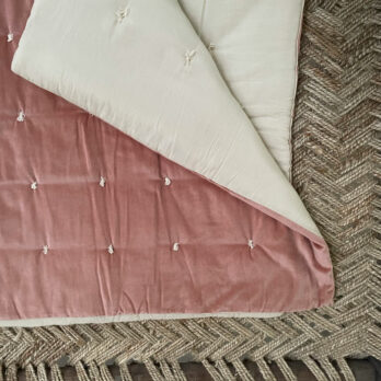 Velvet Throw Rose