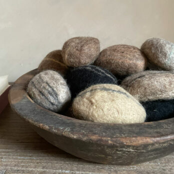 Felted Textured Decorative Stone