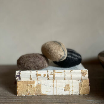 Felted Textured Decorative Stone