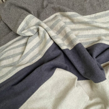 Contrast stripe throw | Afghanistan Collective