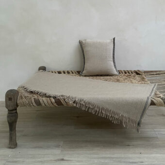Woolen fringe throw | Afghanistan Collective