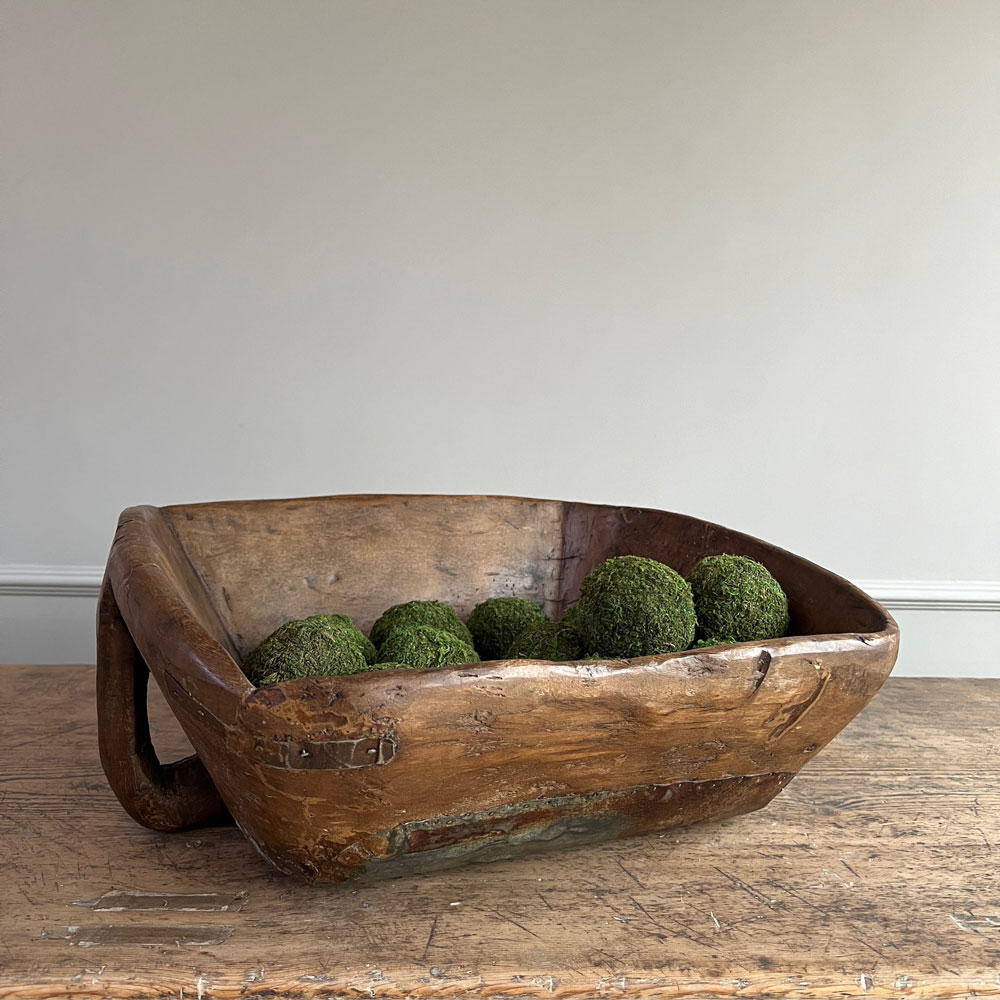 Antique Dough Bowl 12