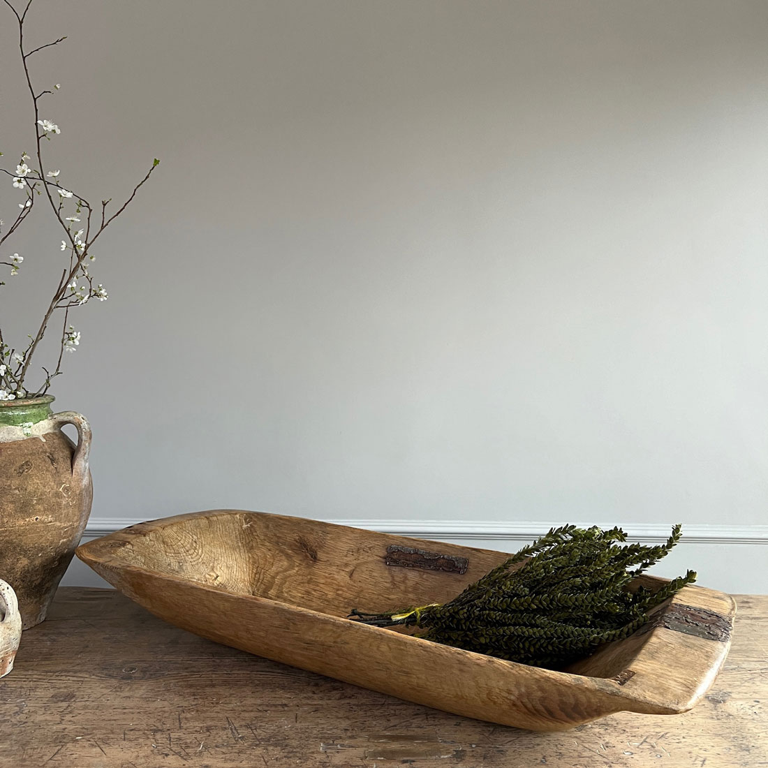 Antique Dough Bowl 16