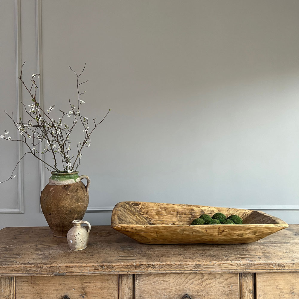 Antique Dough Bowl 17