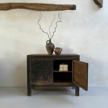 Antique Black Cabinet Bernard