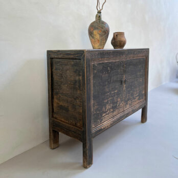 Antique Black Cabinet Bernard