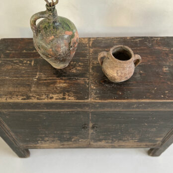 Antique Black Cabinet Bernard