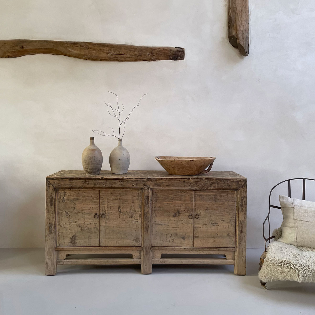 Antique Elm sideboard Bailey