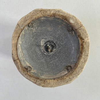 Antique Wooden Nepali Candleholder