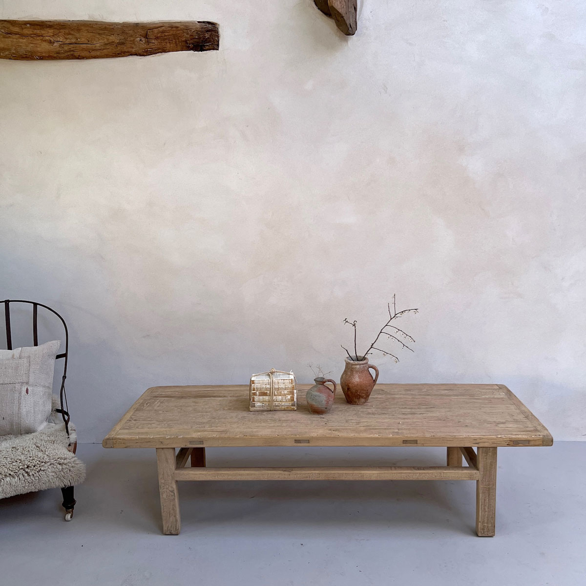 Large Antique Coffee Table Barton
