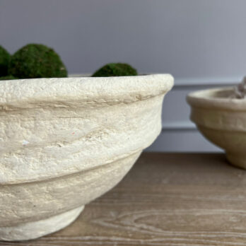 Paper Mache Bowl Large