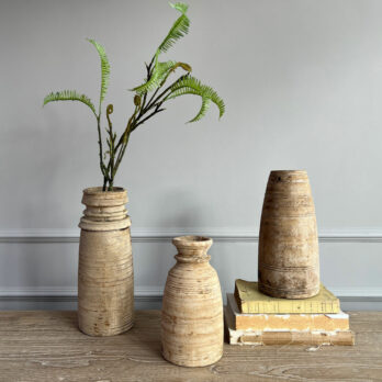 Wooden Nepali Pots Set A