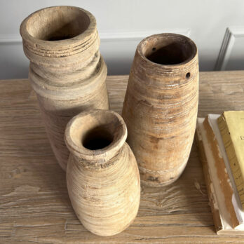 Wooden Nepali Pots Set A