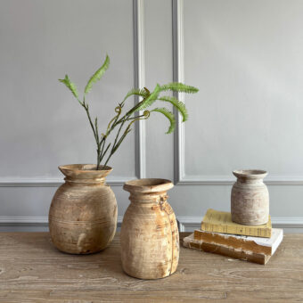 Wooden Nepali Pots Set B