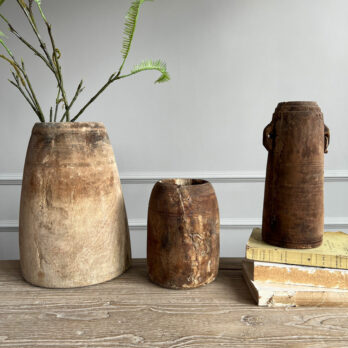 Wooden Nepali Pots Set C
