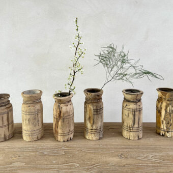 Wooden Nepali Pots Small