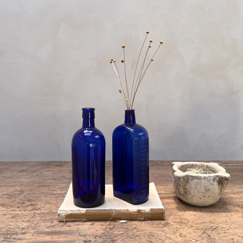 Pair of Victorian Apothecary Bottles A