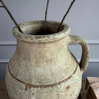 Antique Mediterranean Urn Jade