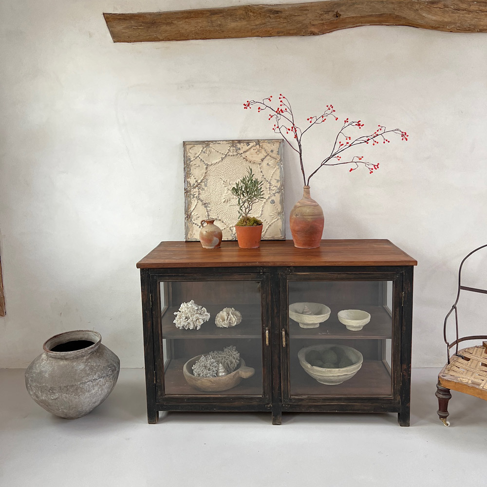 Antique glazed shop counter | Lavenham