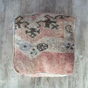 Vintage Moroccan Carpet Pouf No:01