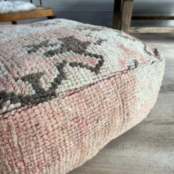 Vintage Moroccan Carpet Pouf No:01