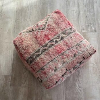 Vintage Moroccan Carpet Pouf No:02