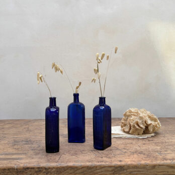 Victorian Rounded Sides Blue Bottle