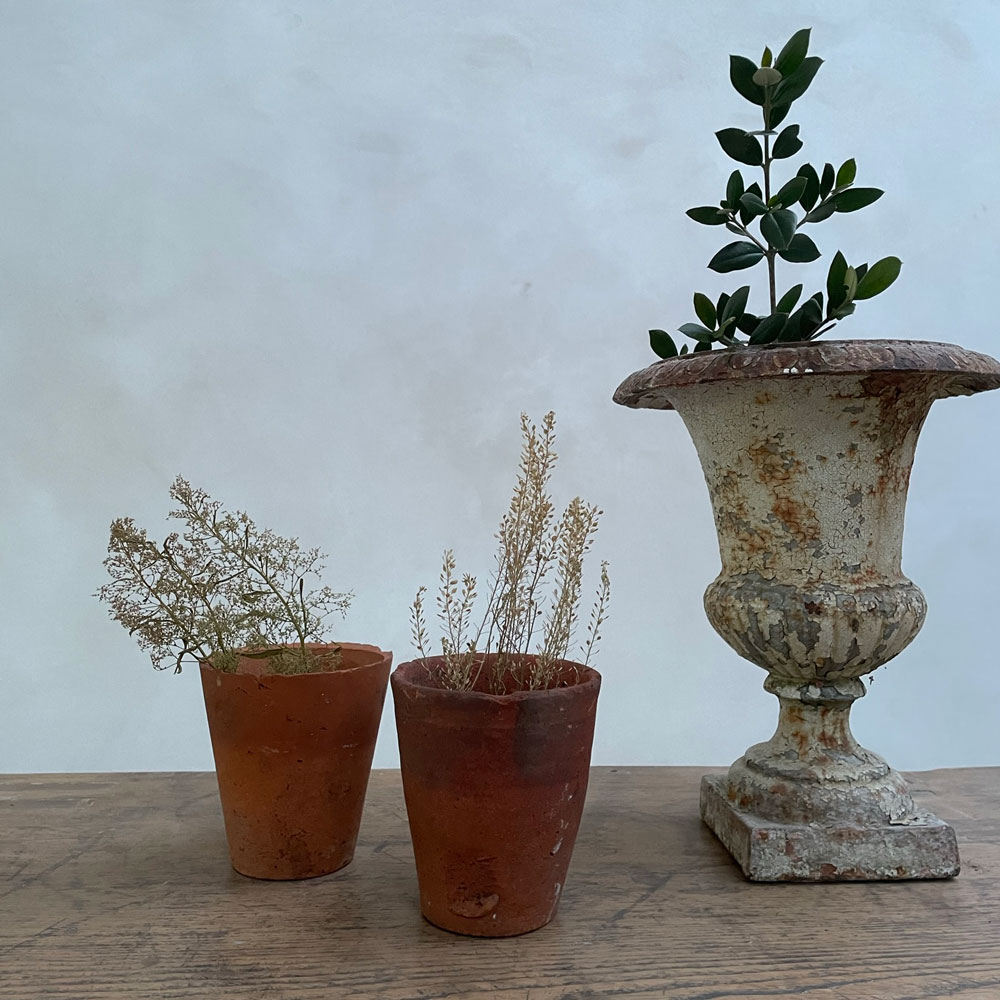 Vintage Flower Pot Medium